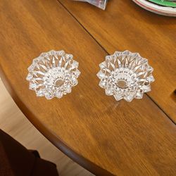 Chrystal Candle Holders