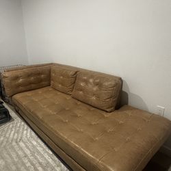 LARGE BROWN COUCH
