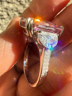 Stackable rectangular ring in 925 sterling silver.