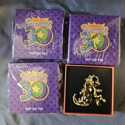 Rugrats 30 Reptar Gold Pin