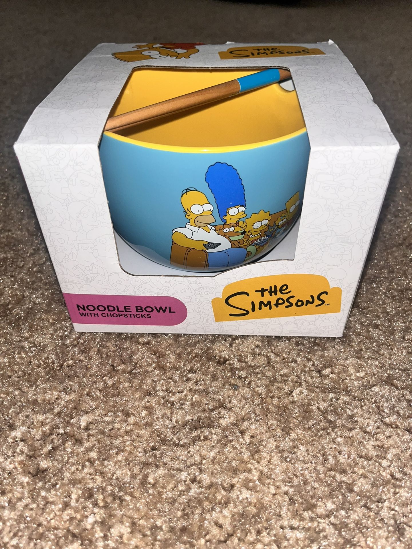 NEW Simpsons Noodle Bowl