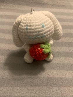 Cinnamaroll crochet keychain