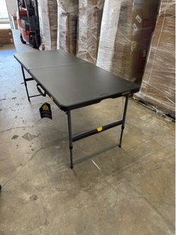 6 Foot Adjustable Folding Table - Zeta X6 Pro