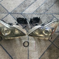 INFINITI G37 2 DOOR COUPE HEADLIGHTS 2011 2012 2013 USED OEM