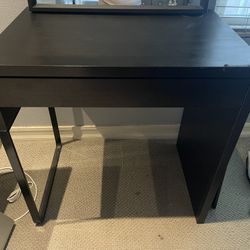 IKEA Micke Desk Dark Brown 28 3/4” X 19 5/8”