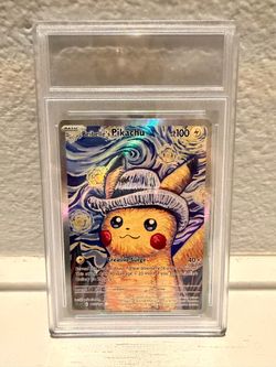 Pikachu van Gogh Pokemon fan art