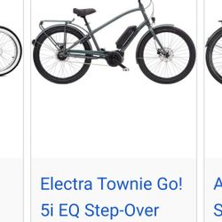 Townie electra EBike 