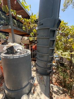 44 gallon Trash cans