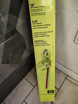 Ryobi 18v hedge trimmer tool only 18in
