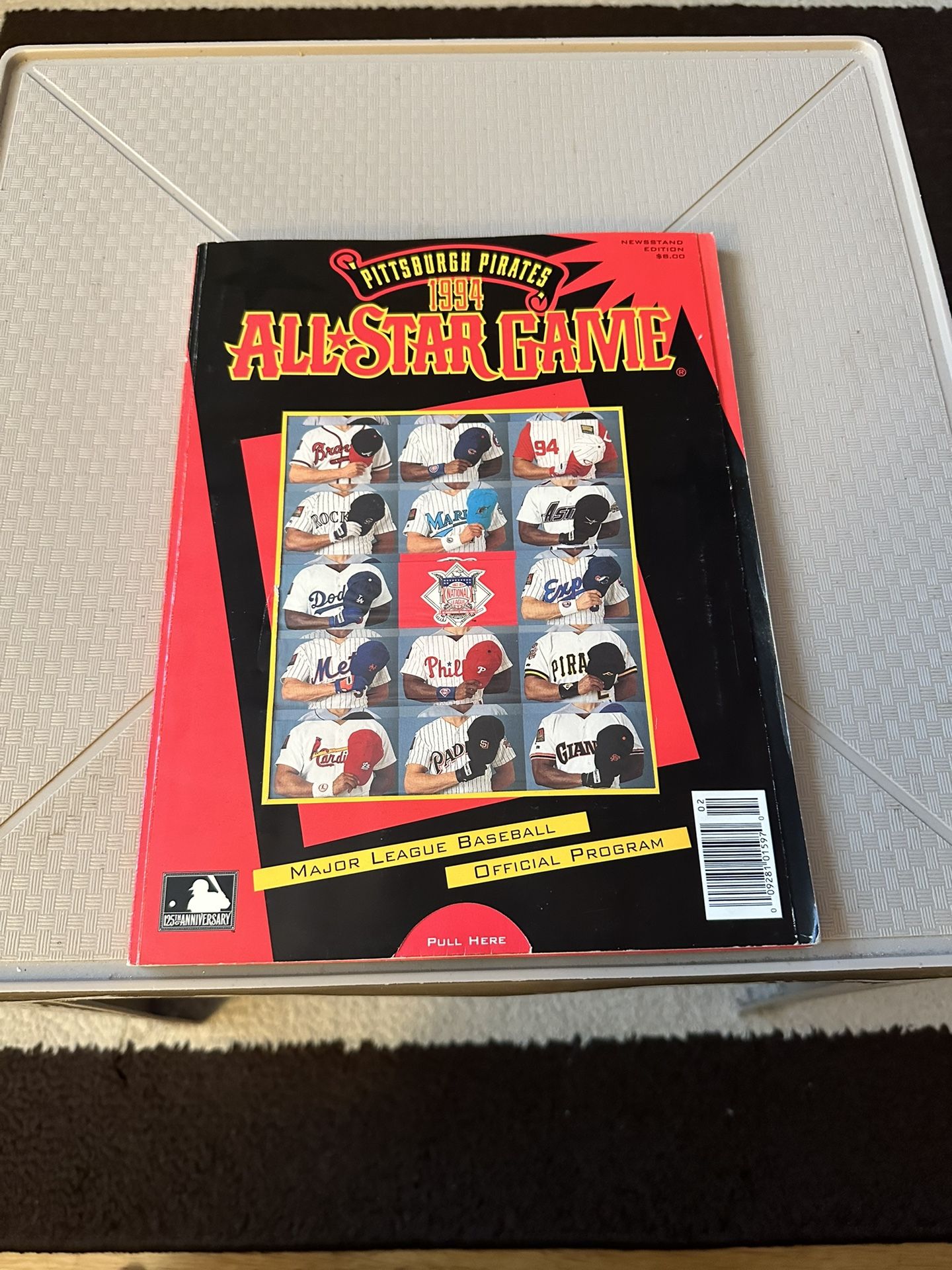 MLB all star game program 1994 Pittsburgh Pirates