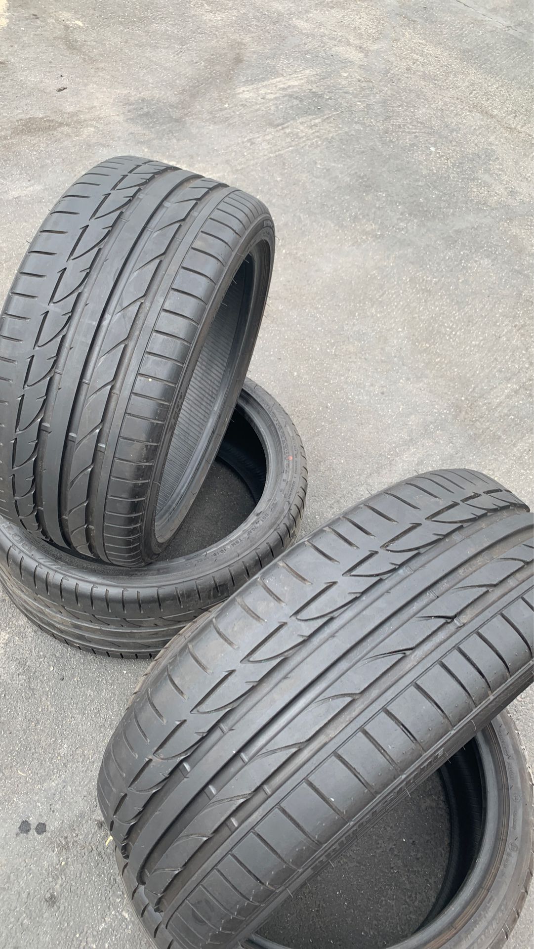 225/40/19 and 255/35/19 Bridgestone potenza tires new take off potenza 2019 tires