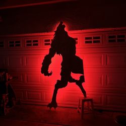 Werewolf Wooden Silhouette 8ft. Tall