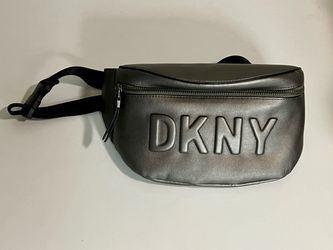 DKNY Metallic Leather Belt Bag