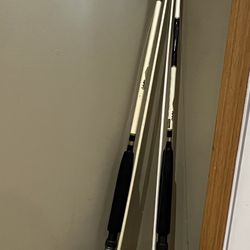 Trolling rods and reels combo, salmon fishing gear