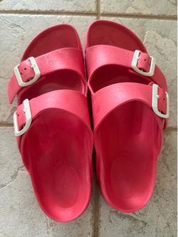 🌺 Pink Birkenstock EVA Sandals – EU 40 / Women’s US 9-9.5