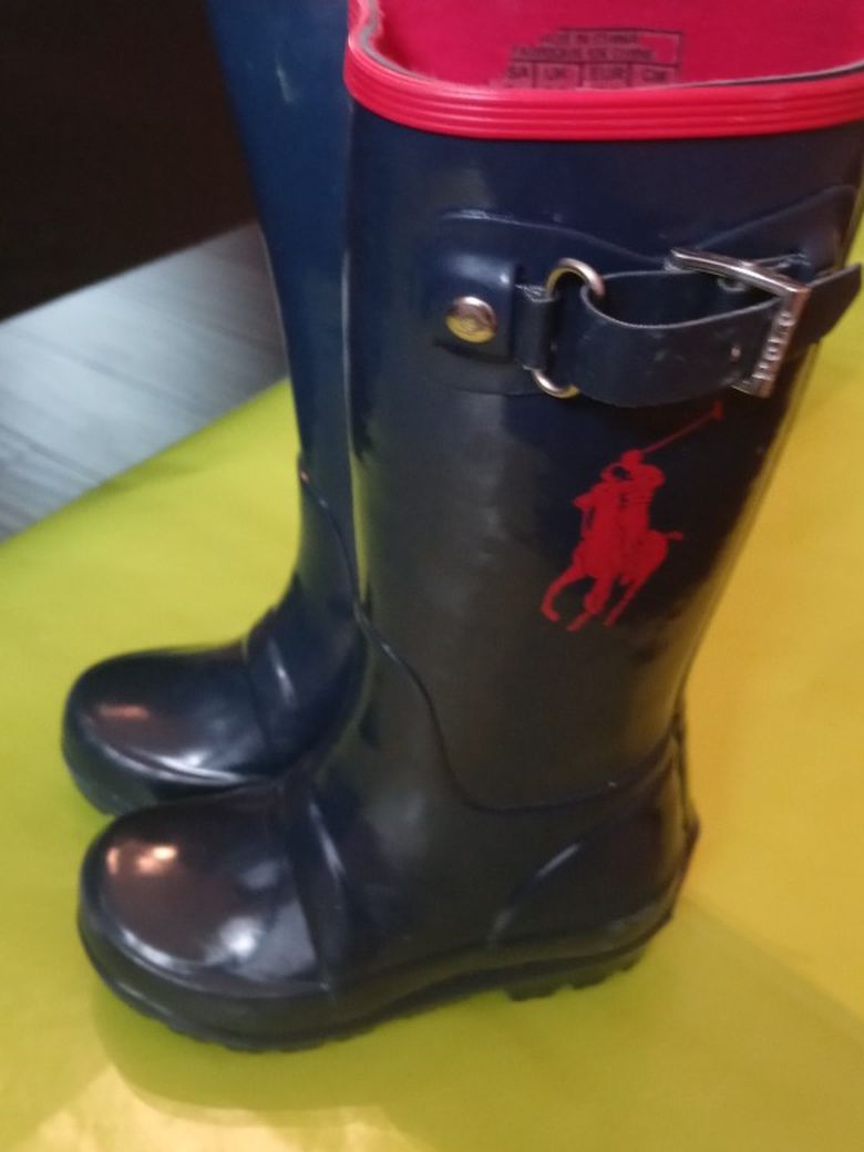 Toddler Girl's Ralph Lauren Polo Rain Boots!!!