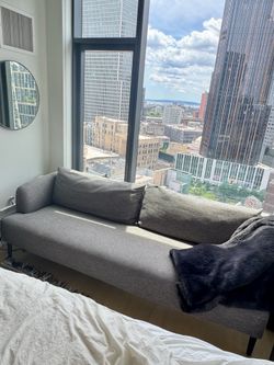 Cb2 Gray Ronan Couch