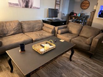 Couches , washer/dryer , full size bed