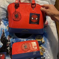 Purse And Wallet Set Spider Man 