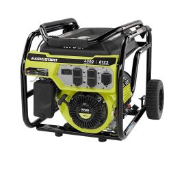 Ryobi 6,500-Watt Gas Powered Generator 