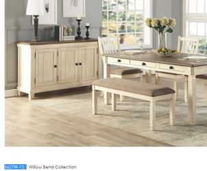 Dining set with console table