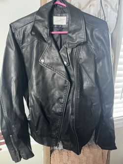 Fake Leather Jacket Size L