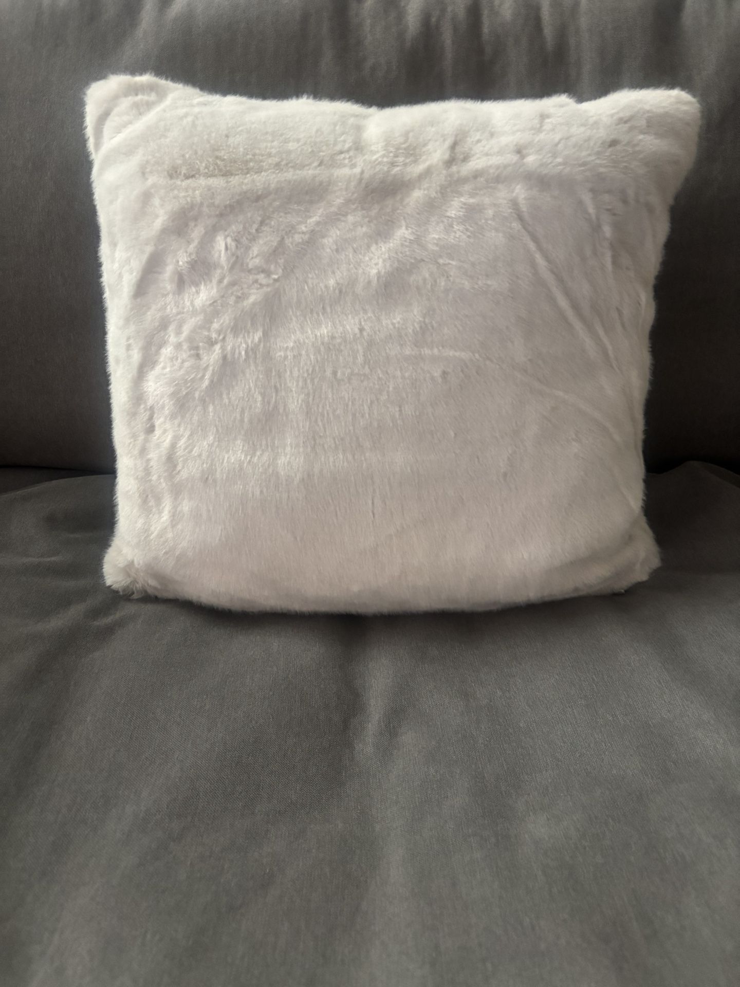 Cozy Cream Faux Fur Pillow - Pottery Barn
