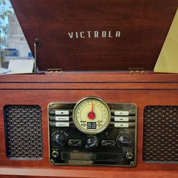Victrola Classic Wood Bluetooth Record Player