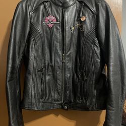 Harley Davidson Ladies Leather Riding Jacket