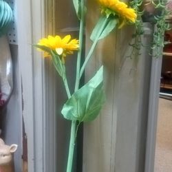 New,4ft Artificial Sunflower Looks Real High Quality Silk 10each 