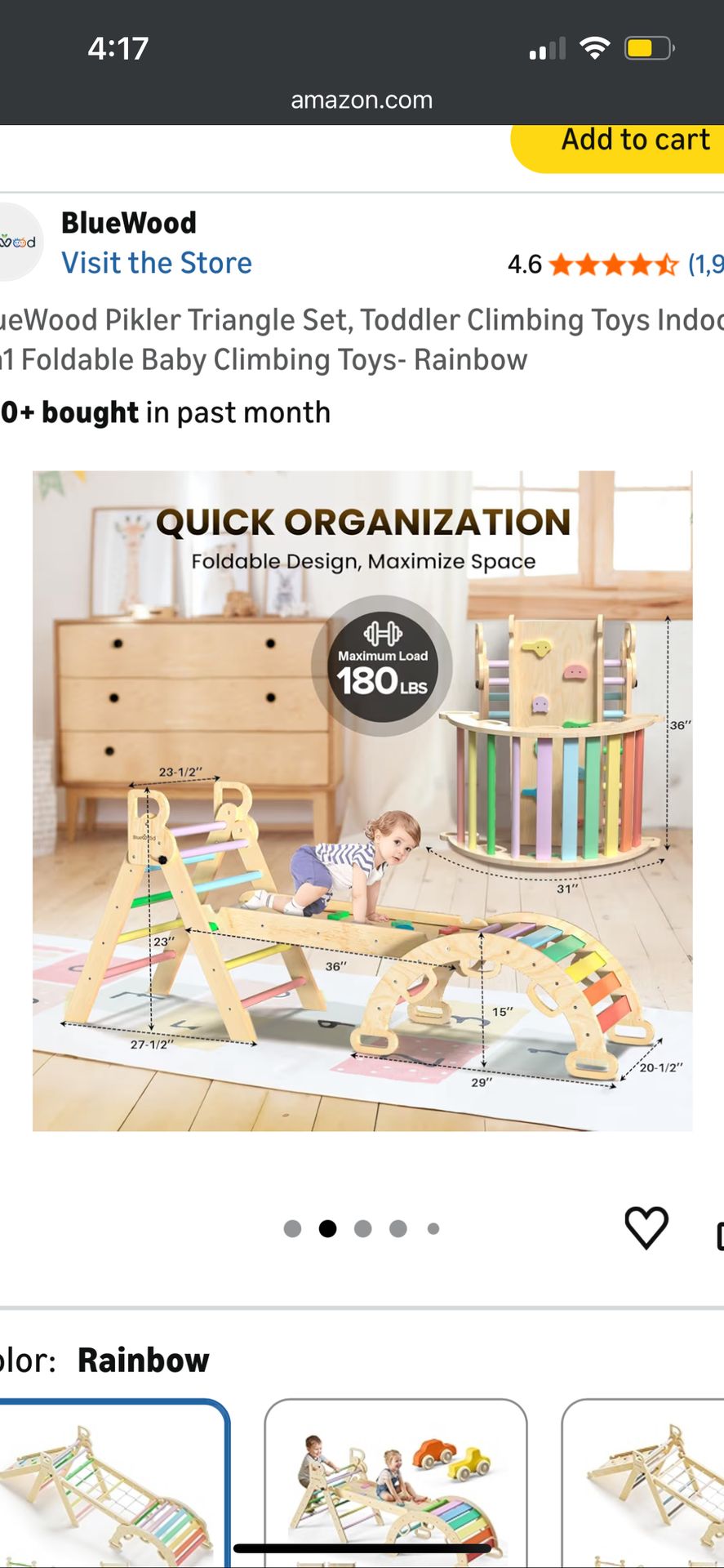 Pikler Triangle climbing toys