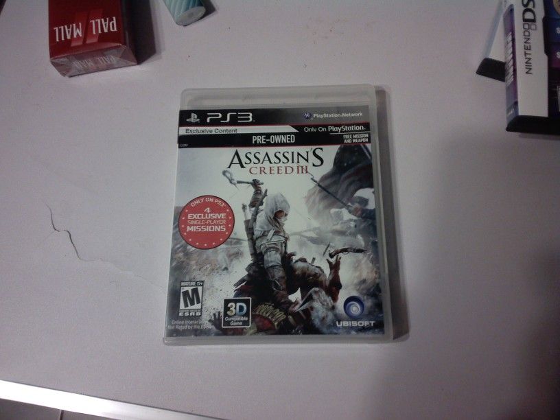 PS3 Assassin's Creed 3