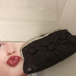 Vintage Brown Leather Coin Purse