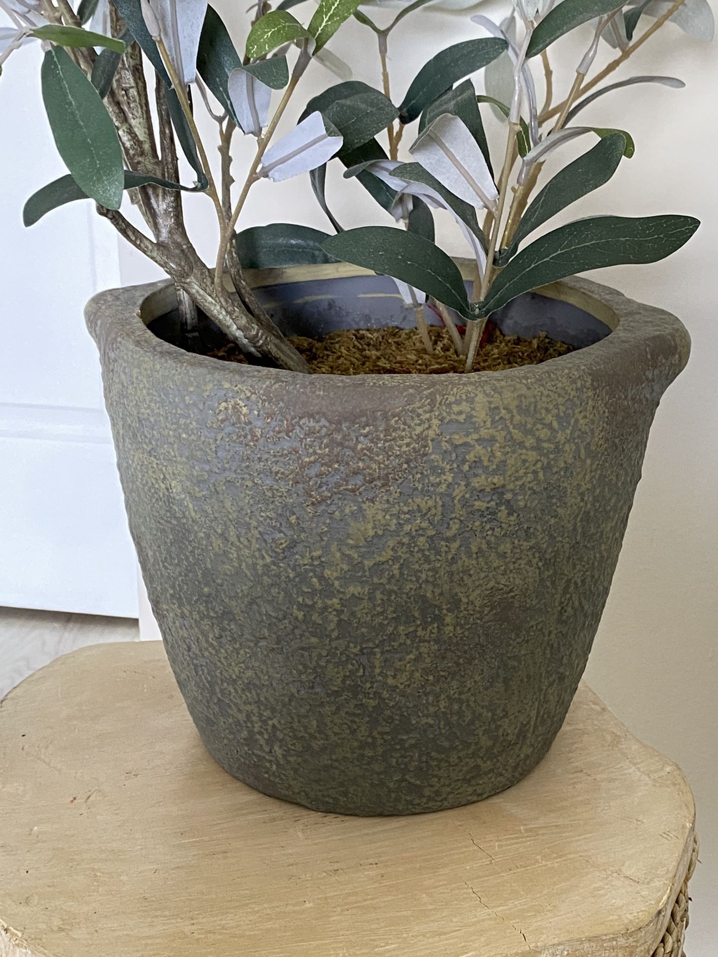 Artificial Olive Bush Tree In Pot From Studio McGee 37” for Sale in