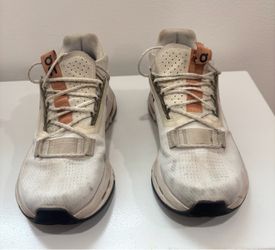 On Running Sneakers White and Rust size 5.5