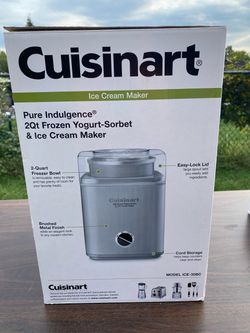 Cuisinart Yogurt-Sorbet & Ice Cream Maker