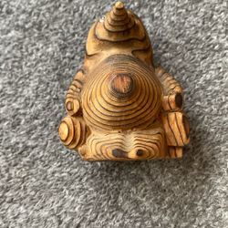 Hand Carved Crypto Bear-Japan