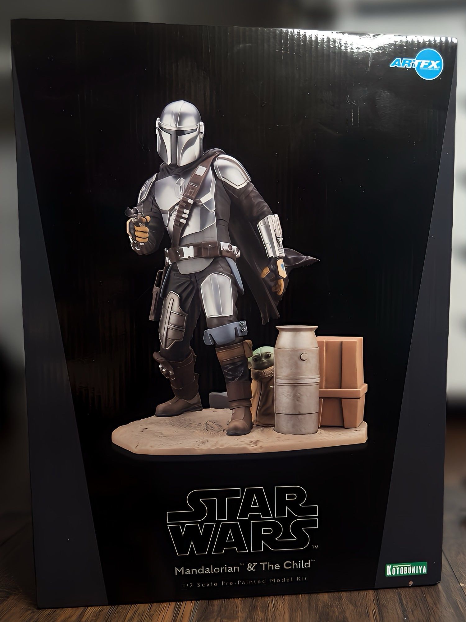 The Mandalorian and The Child Figure