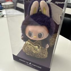 POPMART x PRONOUNCE LABUBU WINGS OF FORTUNE VINYL PLUSH HANGING CARD