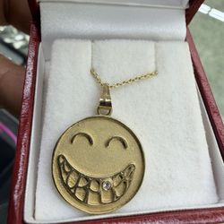 10k Smiley Face Charm Mark Cruz 