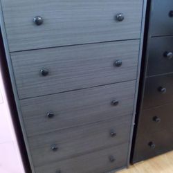 5 Drawer Jumbo Dresser Double Knobs 