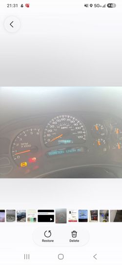 99-05 chevy instrument cluster 175k