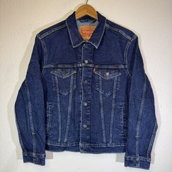 Levis Denim Jacket Mens Small Jean Jacket Vintage 