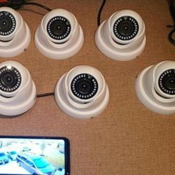 6  HD Cameras With DVR Recorder - Hablo Espanol$SPECIAL DEAL‼️