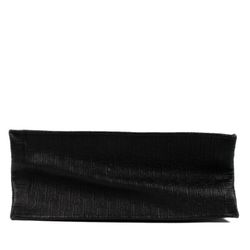 Christian Dior Black Embossed Leather Tote Bag – Made in Italy – 2005