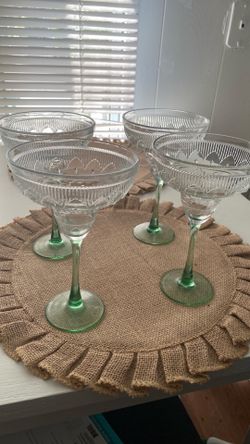 Margarita green glass  4