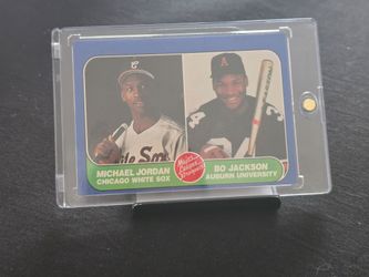 Michael Jordan & Bo Jackson Major League Prospects Card