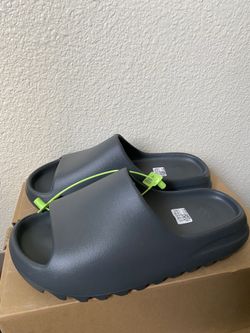 Slate Marine Yeezy Slides