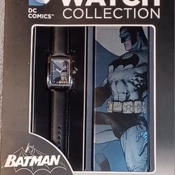 Batman Watch Eaglemoss Metal Case Comic Booklet Collector's 