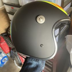 classic motorcycle bullet helmet 